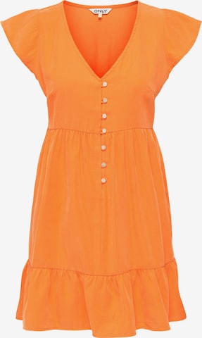 Robe 'MAGO' ONLY en orange : devant