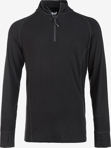 Whistler Performance Shirt 'Bosco' in Black: front