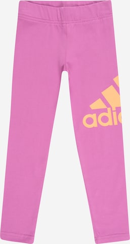 ADIDAS SPORTSWEAR Skinny Workout Pants 'Essentials' in Pink: front