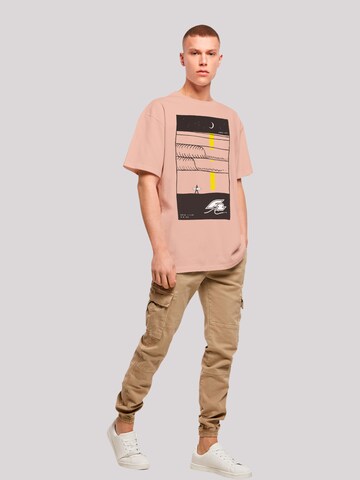 F2 Shirt 'Be Free Surfer Style Sommer' in Orange