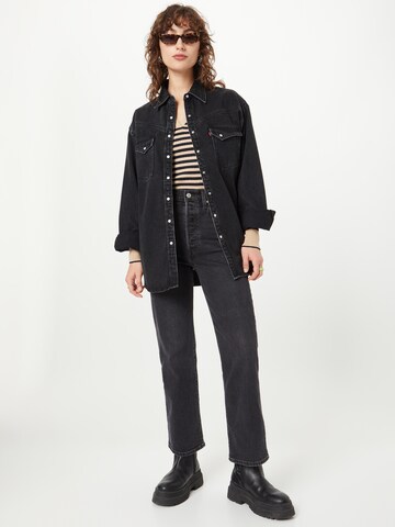 Bootcut Jeans 'Ribcage Crop Boot' di LEVI'S ® in nero