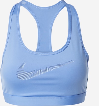 NIKE Sportski grudnjak 'SWOOSH' u plavi traper / sivi traper, Pregled proizvoda