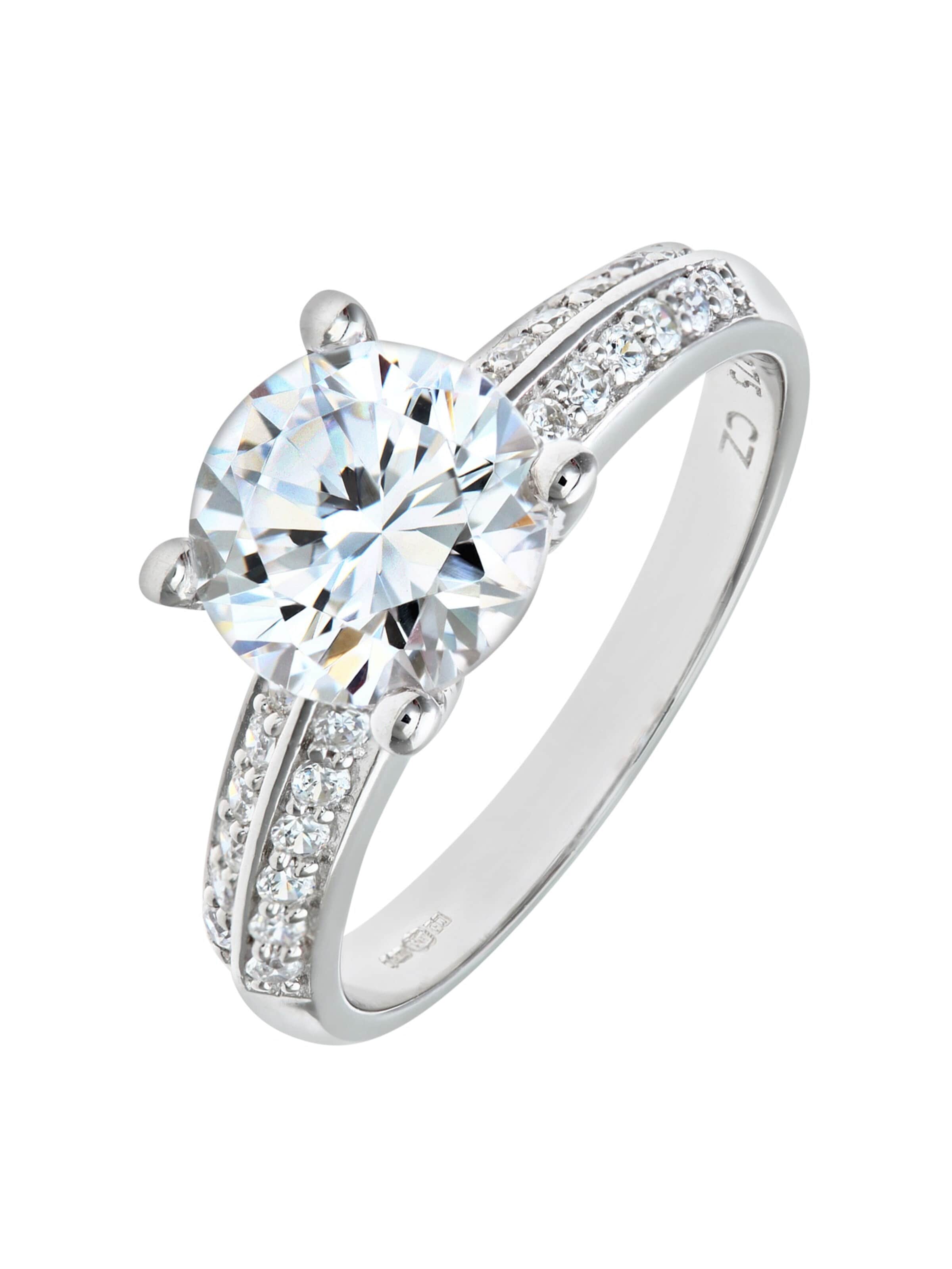 Bague DIAMANT LETERNEL en argent : devant