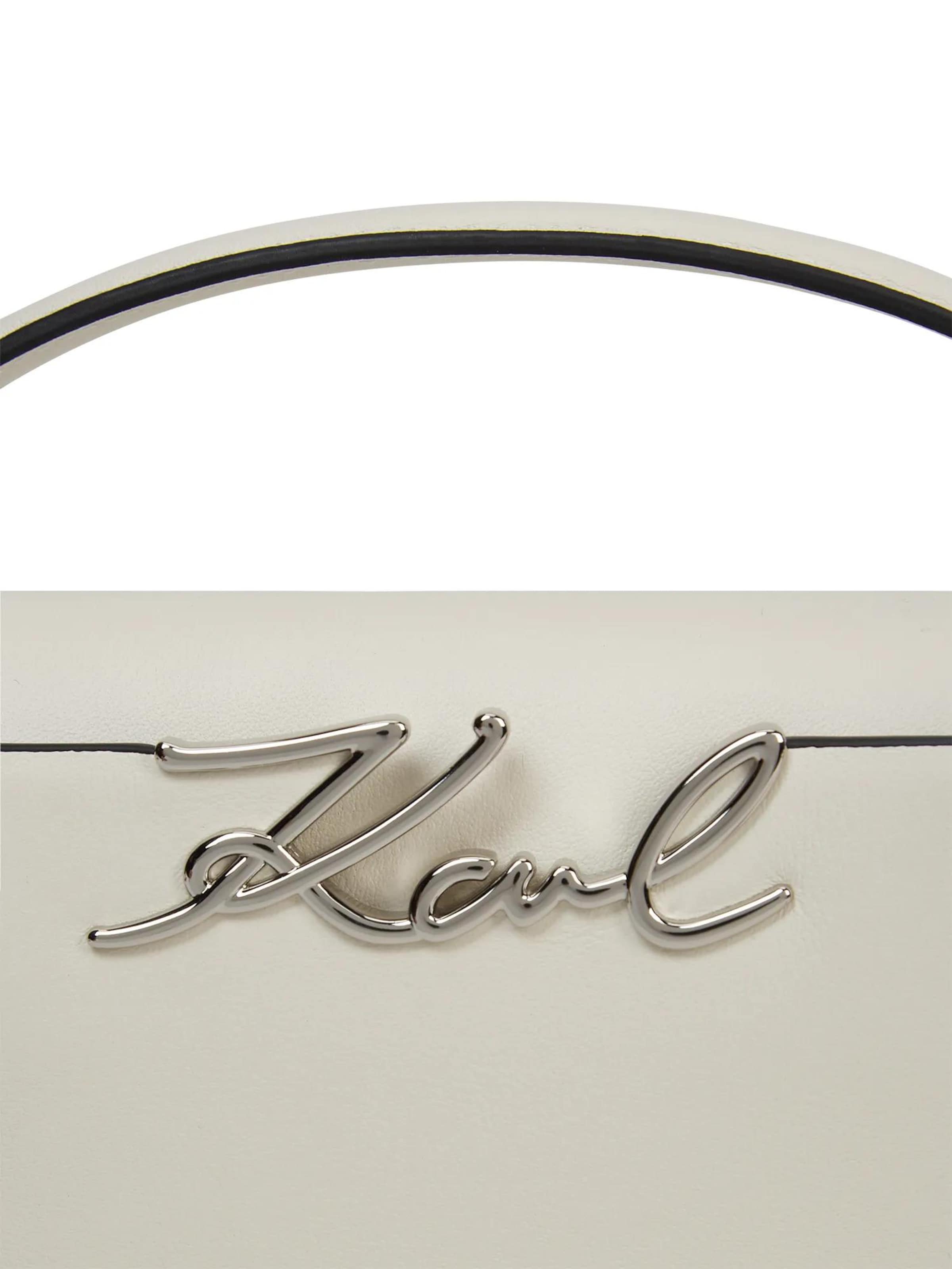balts Karl Lagerfeld Pleca soma