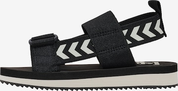 Hummel Sandals in Black: front