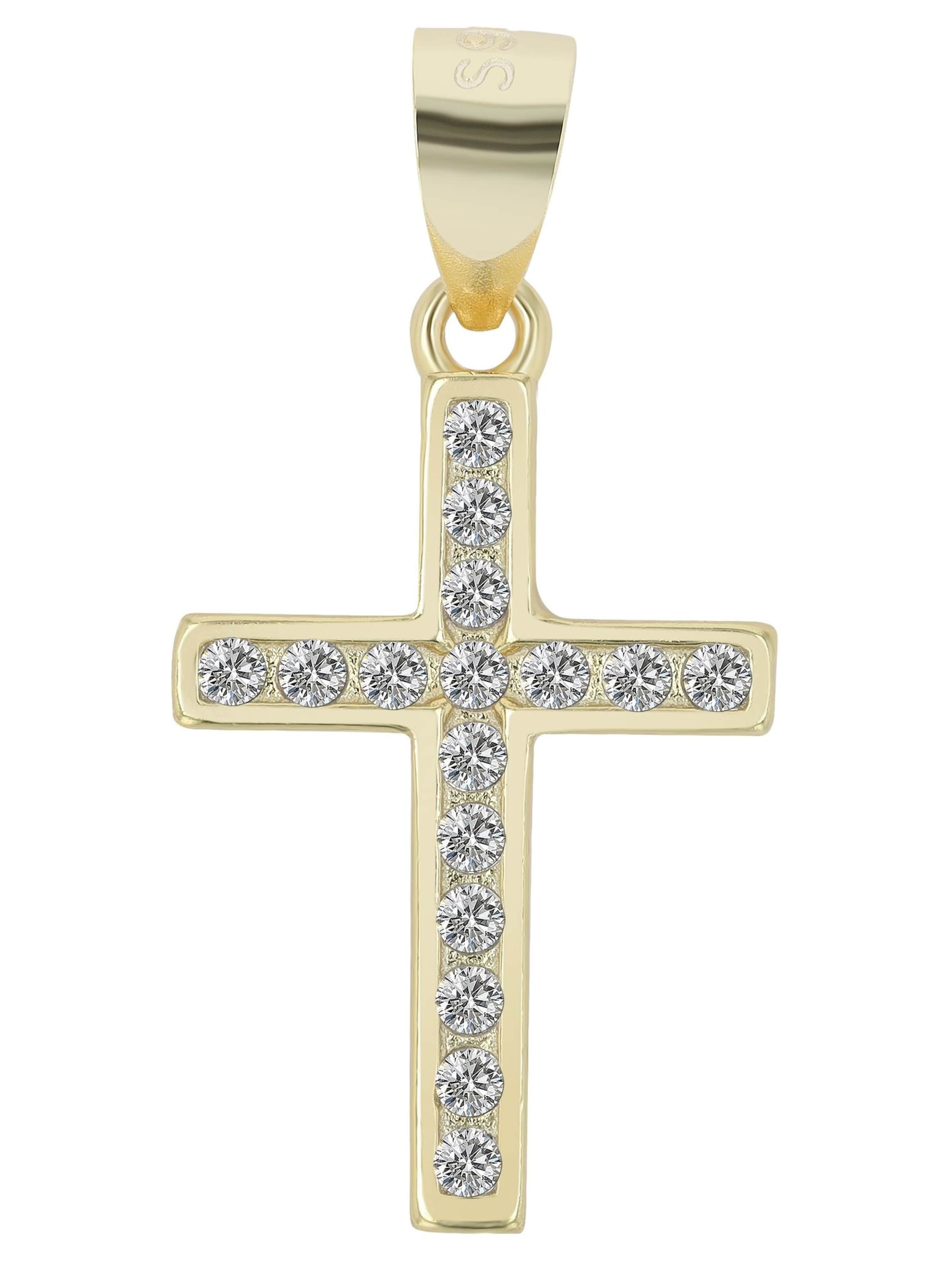 Akzent Pendant 'Mireio, 925 Sterlingsilber, langlebig' in Gold: front