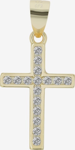 Akzent Anhänger 'Mireio, 925 Sterlingsilber, langlebig' in Gold: Vorderseite