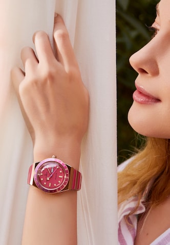 TIMEX Analoguhr in Pink: Vorderseite