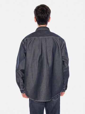 Carhartt WIP Kurtka przejściowa 'Tigan Shirt Jac' w kolorze niebieski