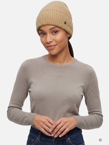 CODELLO Beanie in Beige: front