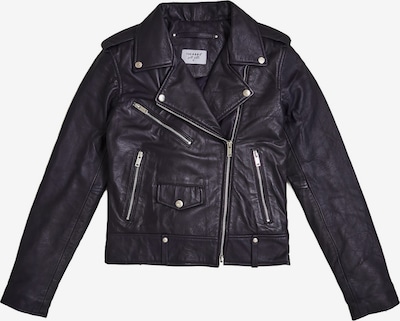 THE ODDS Overgangsjakke 'Mulberry Purple Matte Leather Jacket Women/ LMTD Edition' i XL i sort, Produktvisning
