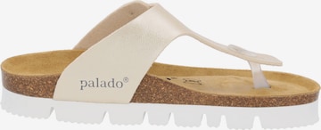 Palado T-Bar Sandals 'Kos' in Beige