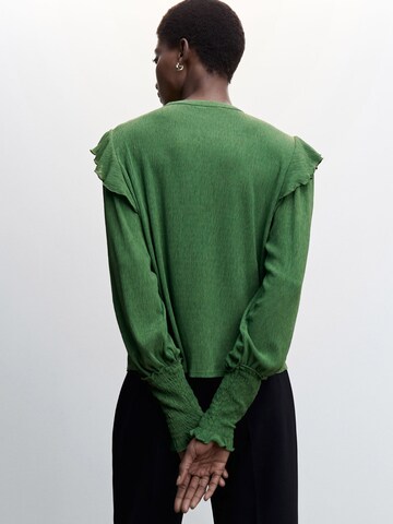 Bluză 'POMI' de la MANGO pe verde