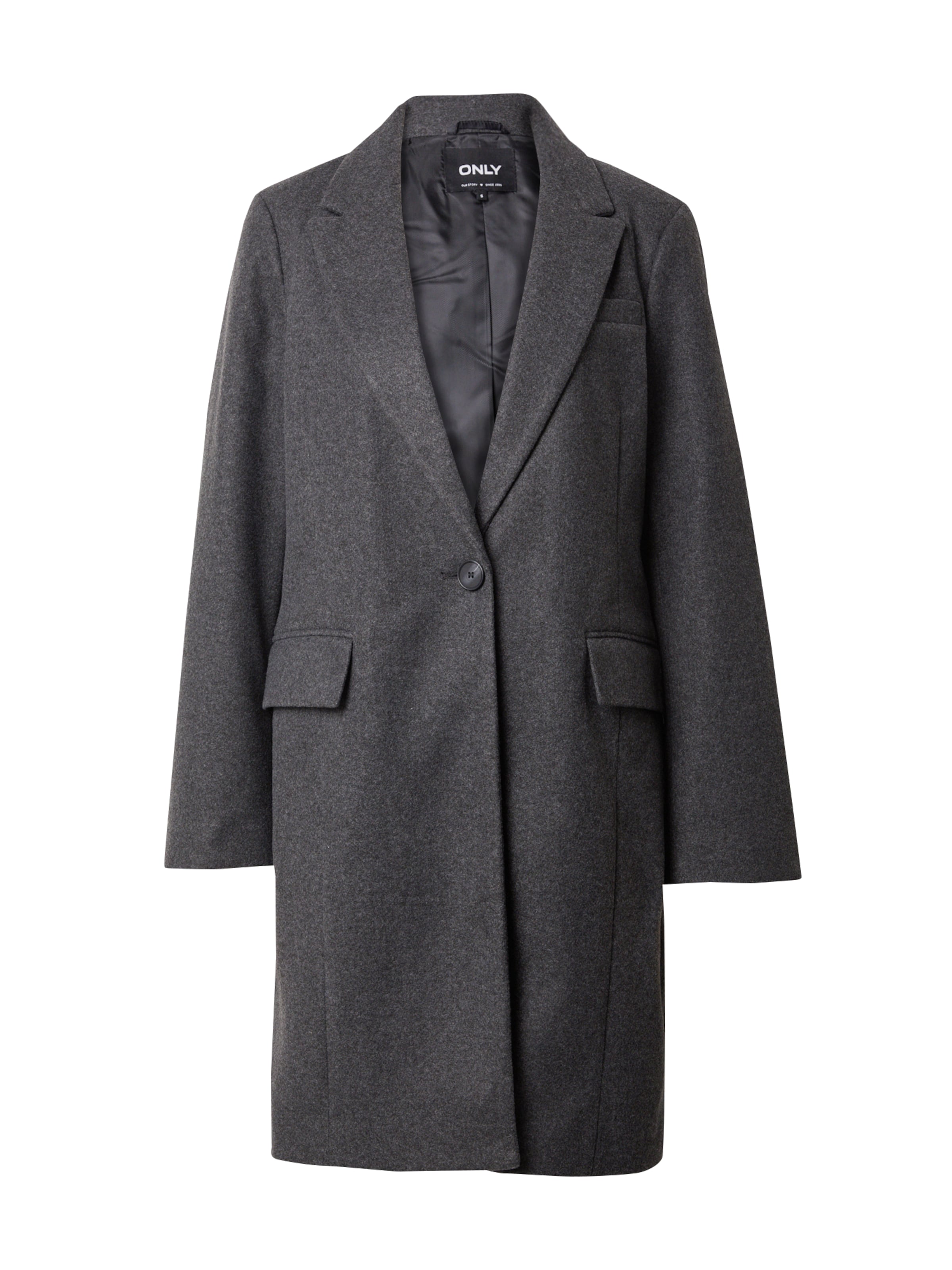 Manteau mi-saison 'ONLNANCY' ONLY en gris : devant