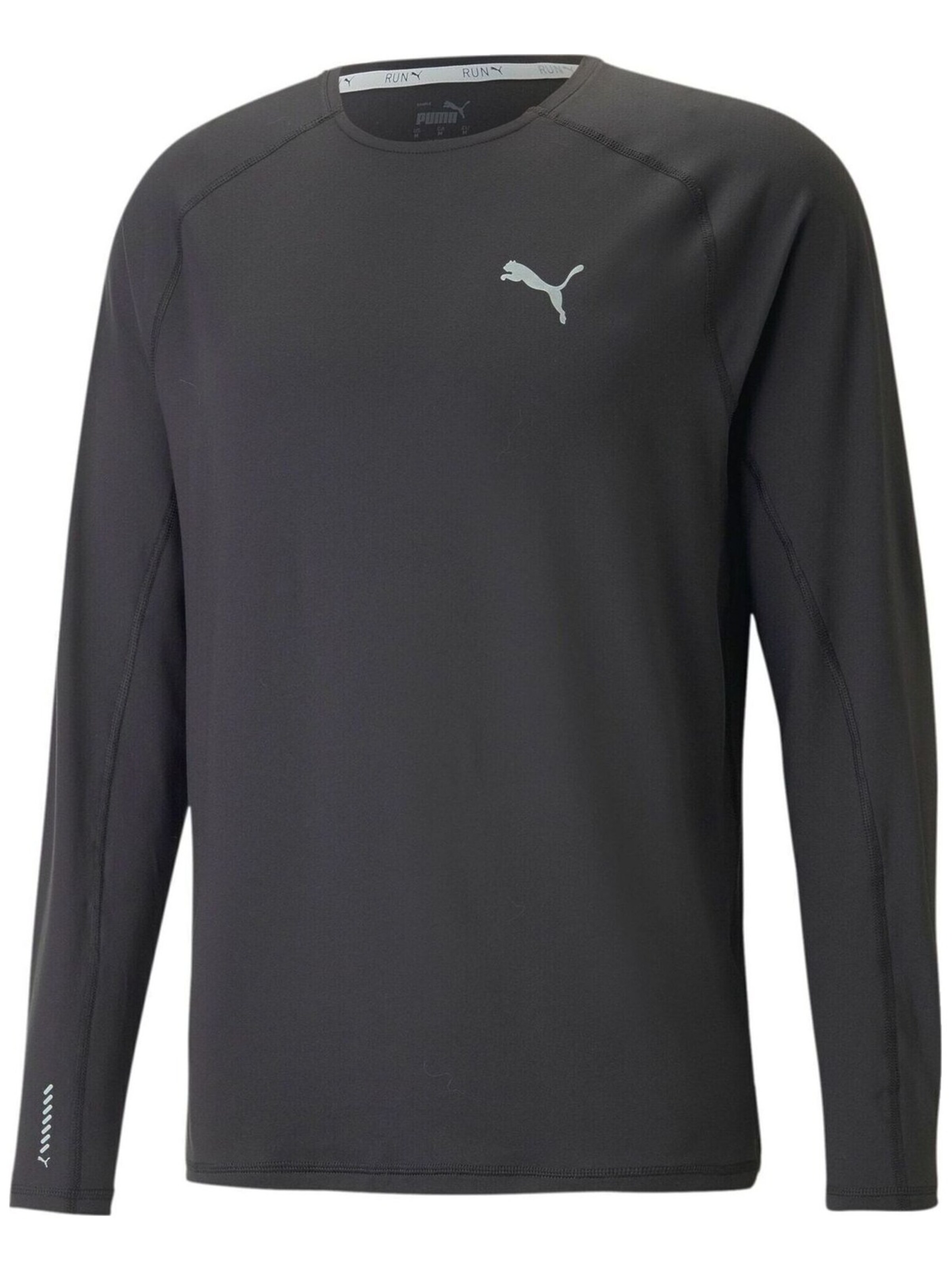 PUMA Shirt 'Run Cloudspun Ls Tee' in XL in Black, Item view