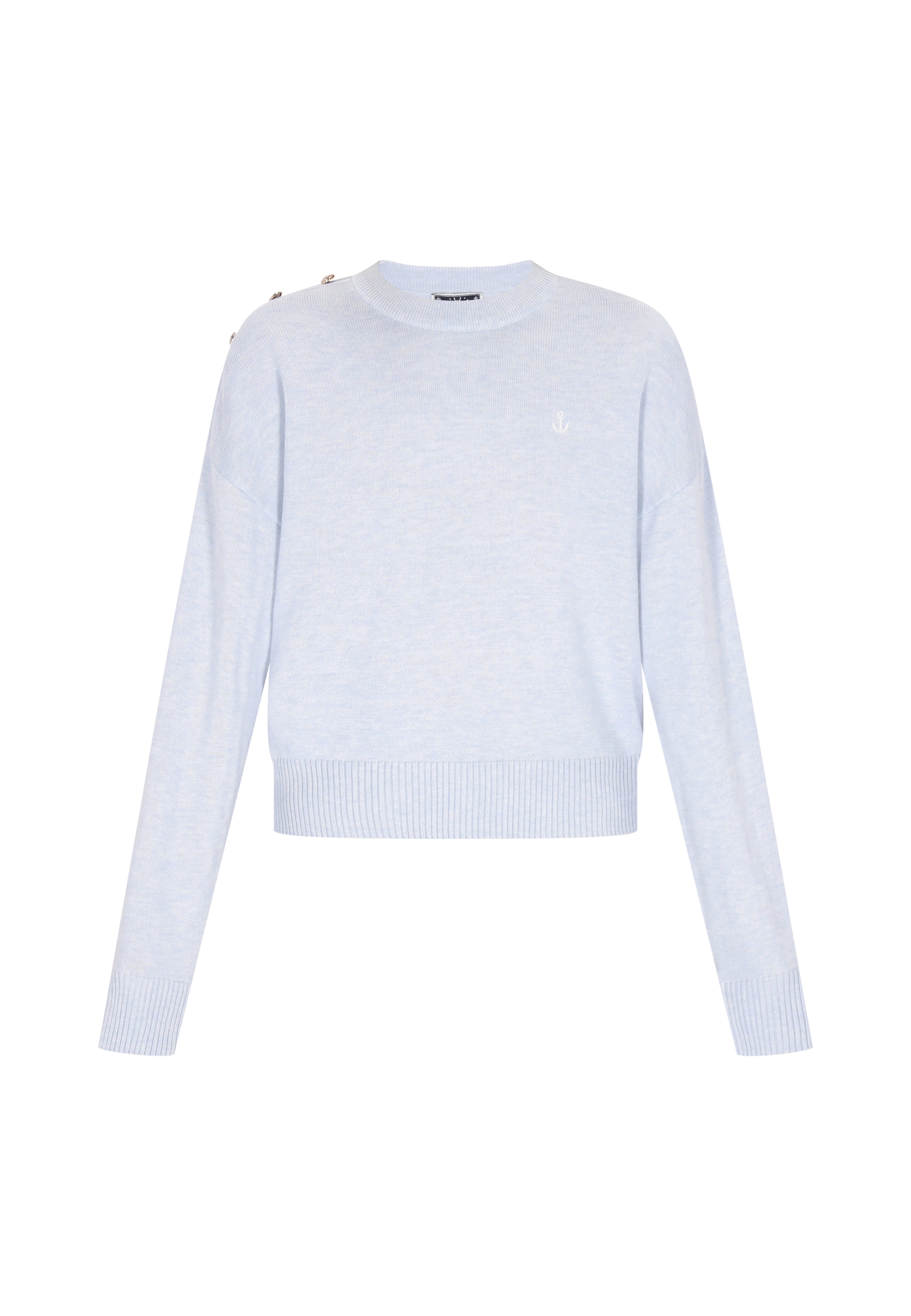 DreiMaster Maritim Pullover in Blau: Vorderseite