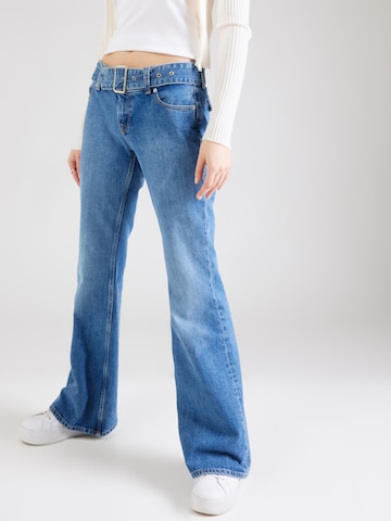 Tommy Jeans Zvonový Džíny – modrá: přední strana
