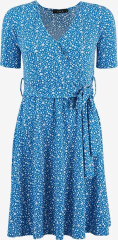 LELA Dress in Blue: front
