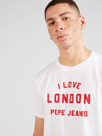Pepe Jeans - Camiseta en blanco