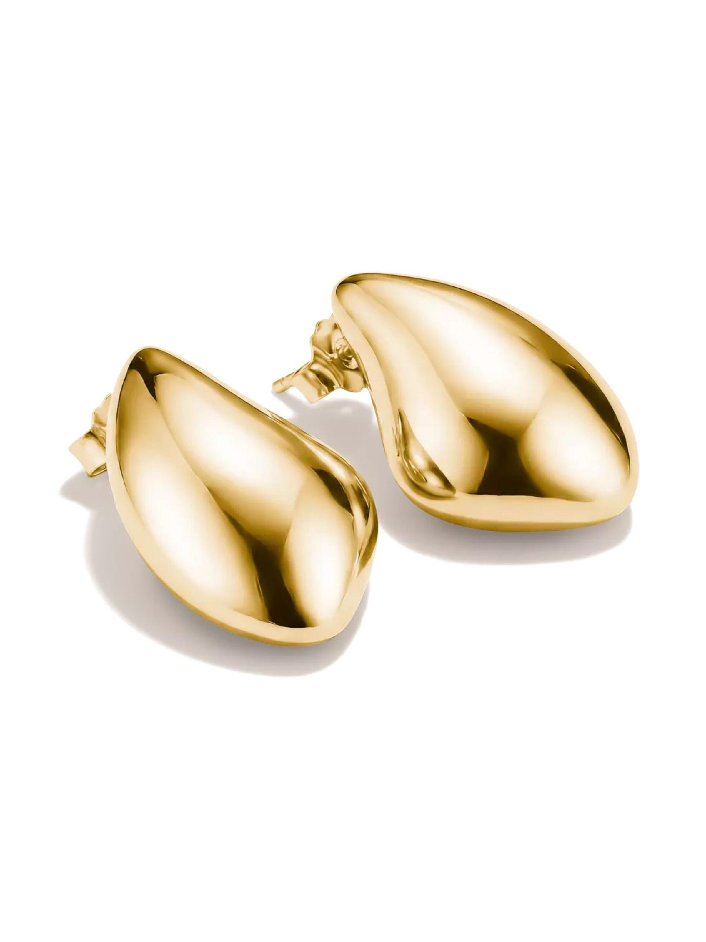 Boucles d'oreilles 'Vergoldete Tropfenförmige Ohrringe mit Organischem Design' Thomas Sabo en or