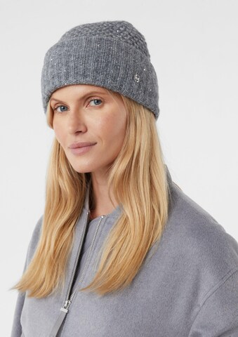 COMMA Mütze in Grau: Vorderseite