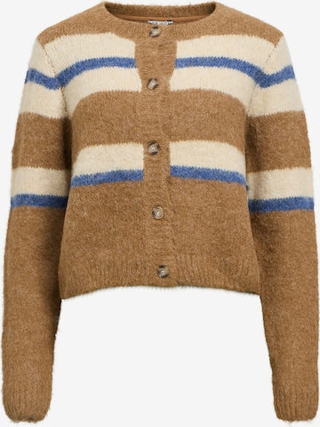 OBJECT Gebreid vest in Beige: voorkant