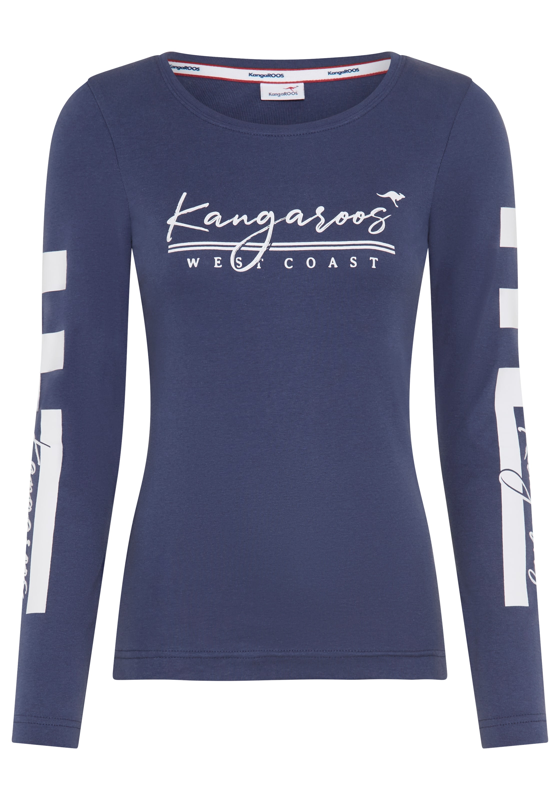 KangaROOS Shirt in Blau: Vorderseite