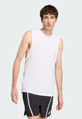 ADIDAS PERFORMANCE Performance shirt 'Les Mills' in White: front