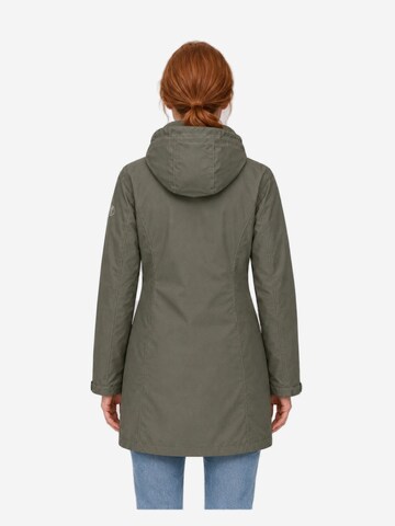 deproc Winterjas 'Outdoorparka LAVAL LONG Damen Outdoorjacke, Regenjacke' in Groen