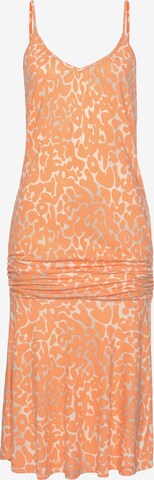 LASCANA Καλοκαιρινό φόρεμα σε πορτοκαλί: μπροστά