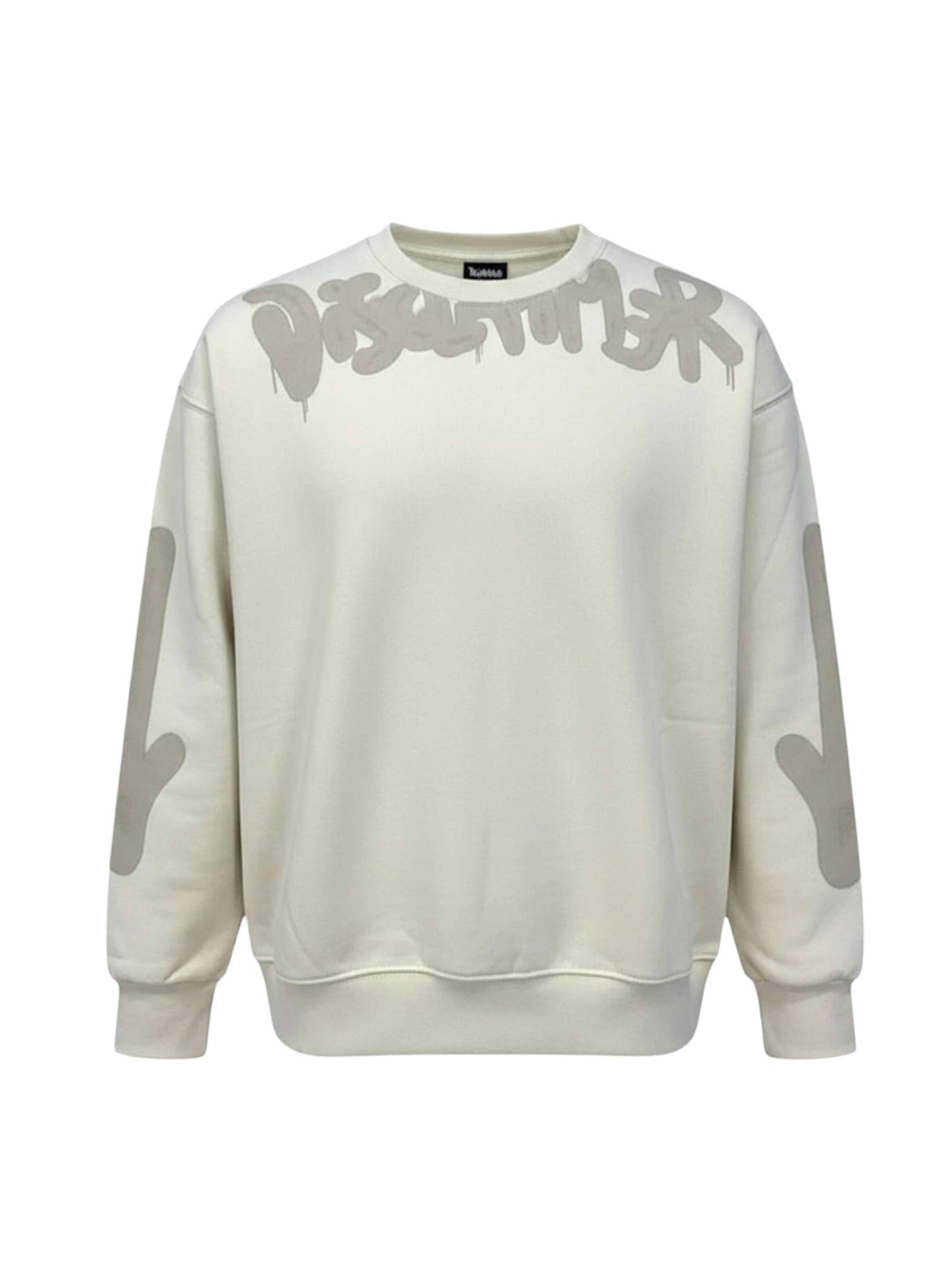 DISCLAIMER Sweatshirt in Beige: voorkant