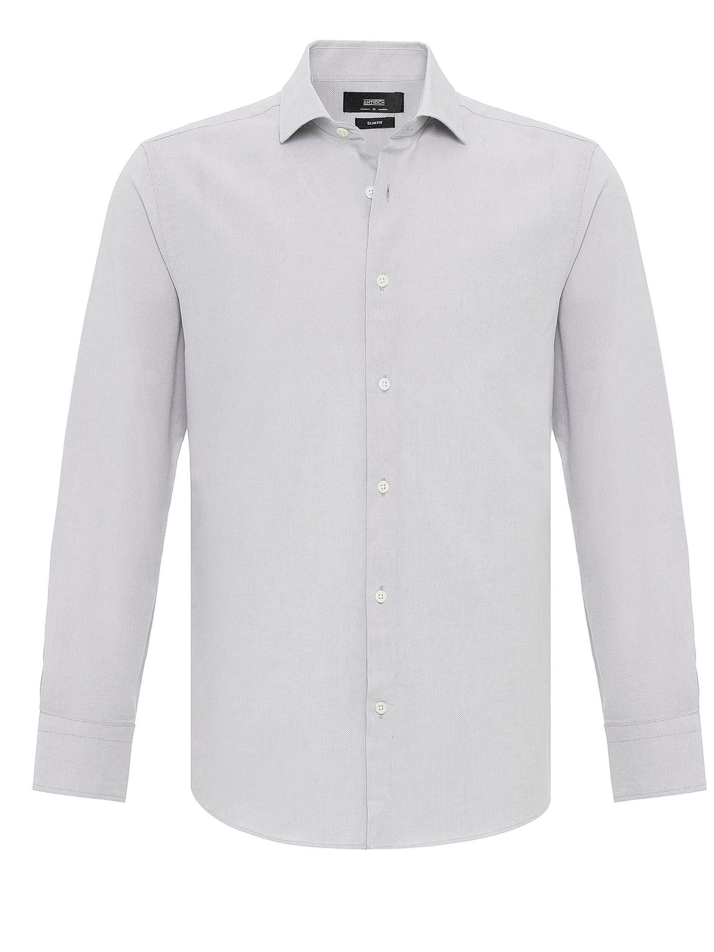 Antioch Regular Fit Hemd in Grau: Vorderseite