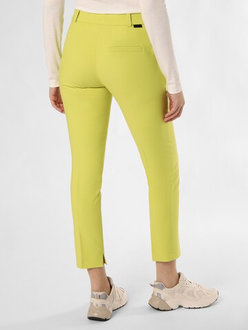 HUGO Regular Pleat-Front Pants ' Hetana ' in Green