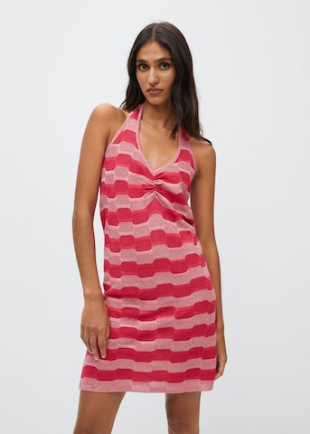 MANGO Dress in Pink: front
