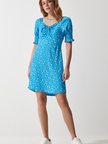Happiness İstanbul Letné šaty - Modrá