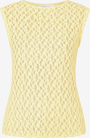 SASSYCLASSY Top in Yellow: front