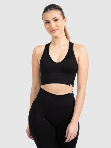 Smilodox Bralette Sports bra 'Amaze Pro' in Black: front