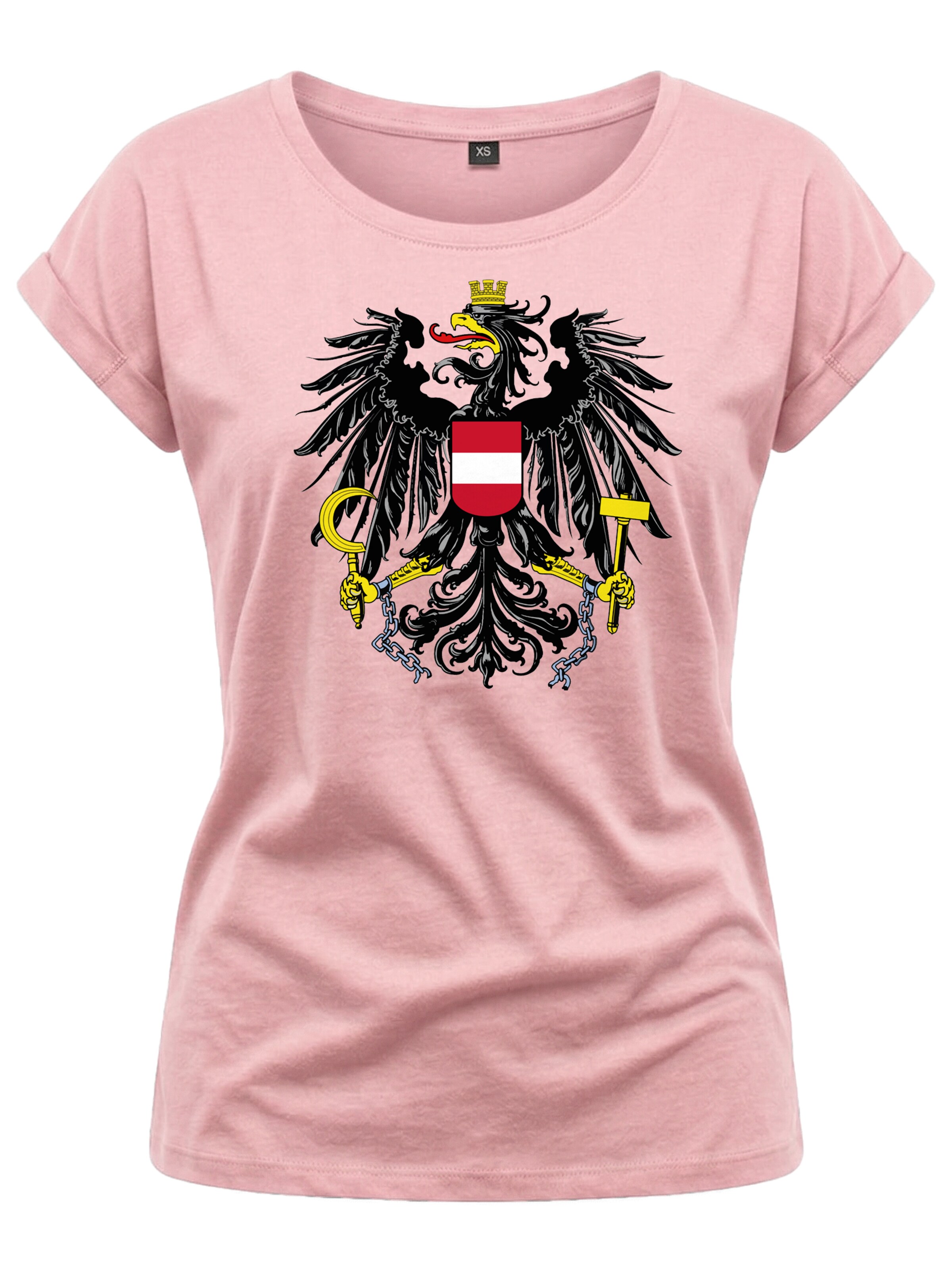 MAKAYA Shirt 'AT-Adler' in Pink