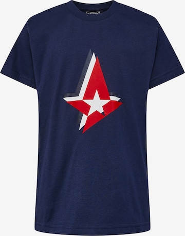 T-Shirt fonctionnel Hummel en bleu : devant