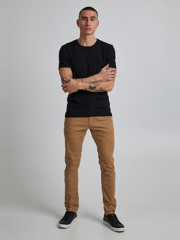 BLEND Slimfit Chinohose 'Natan' in Braun