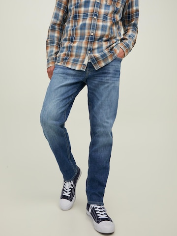 JACK & JONES Regular Jeans 'Mike' in Blauw: voorkant