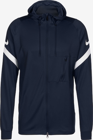 NIKE Athletic Jacket 'Strike 21' in Blue: front