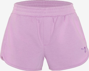 CHIEMSEE Regular Pants in Purple: front