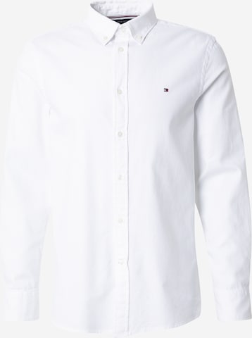 TOMMY HILFIGER Hemd 'FLEX' in Weiß: Vorderseite