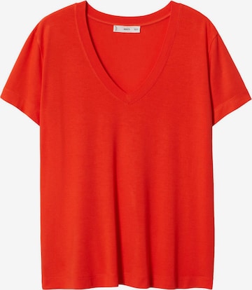 MANGO Shirt 'Vispi' in Orange: front