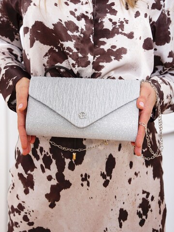 Tomshop24-7 Clutch 'Rovicky Laura' in Silver