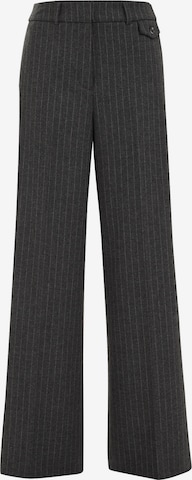 WE Fashion Wide Leg Housut värissä harmaa: etupuoli