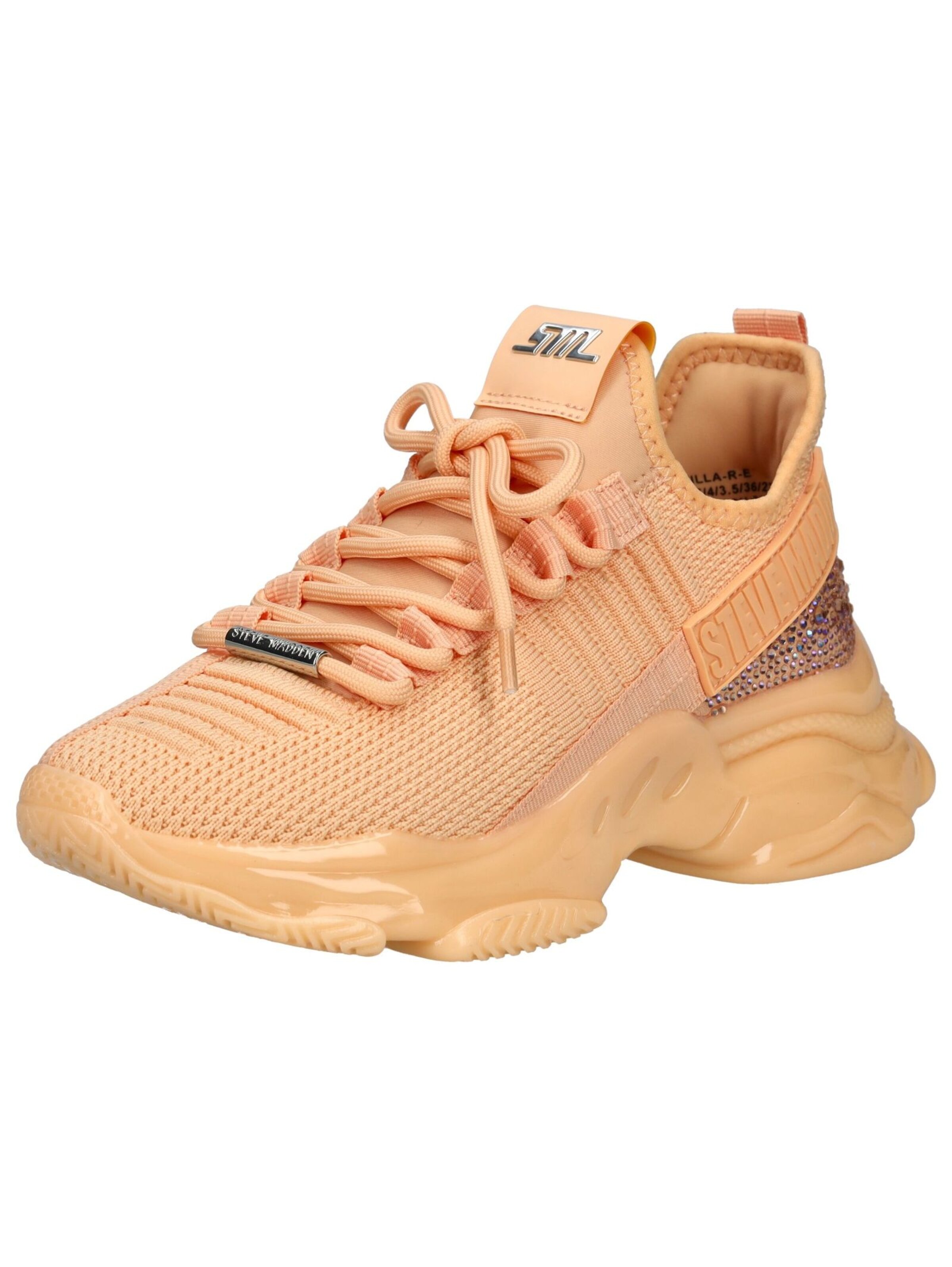 STEVE MADDEN Platform trainers in Orange: front