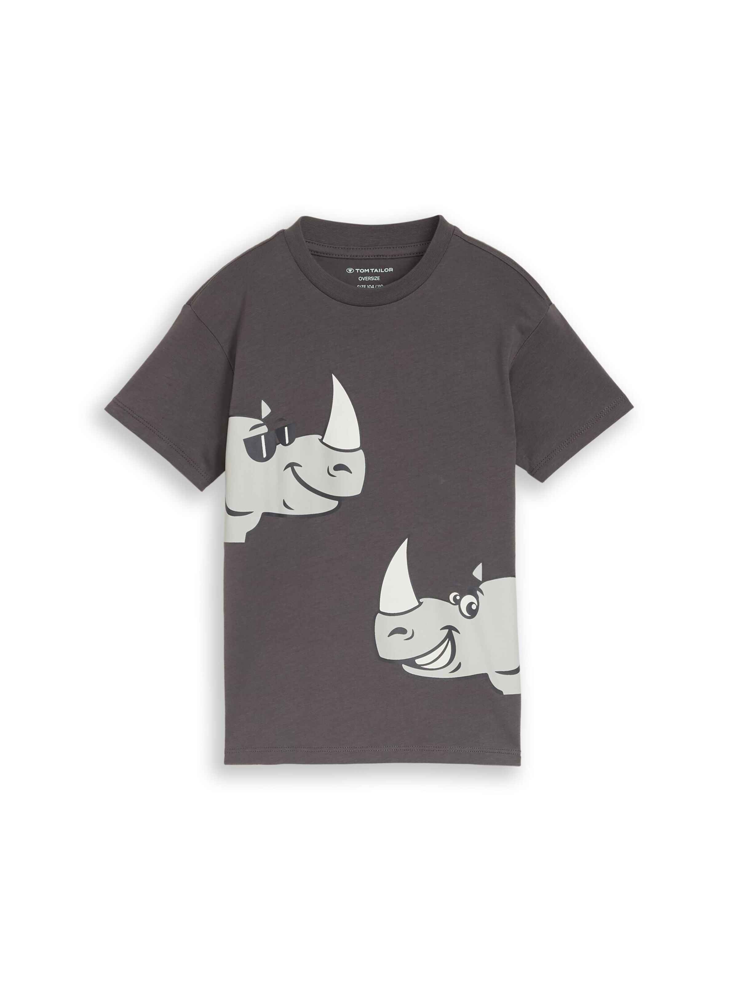 TOM TAILOR Shirt in Grey: front