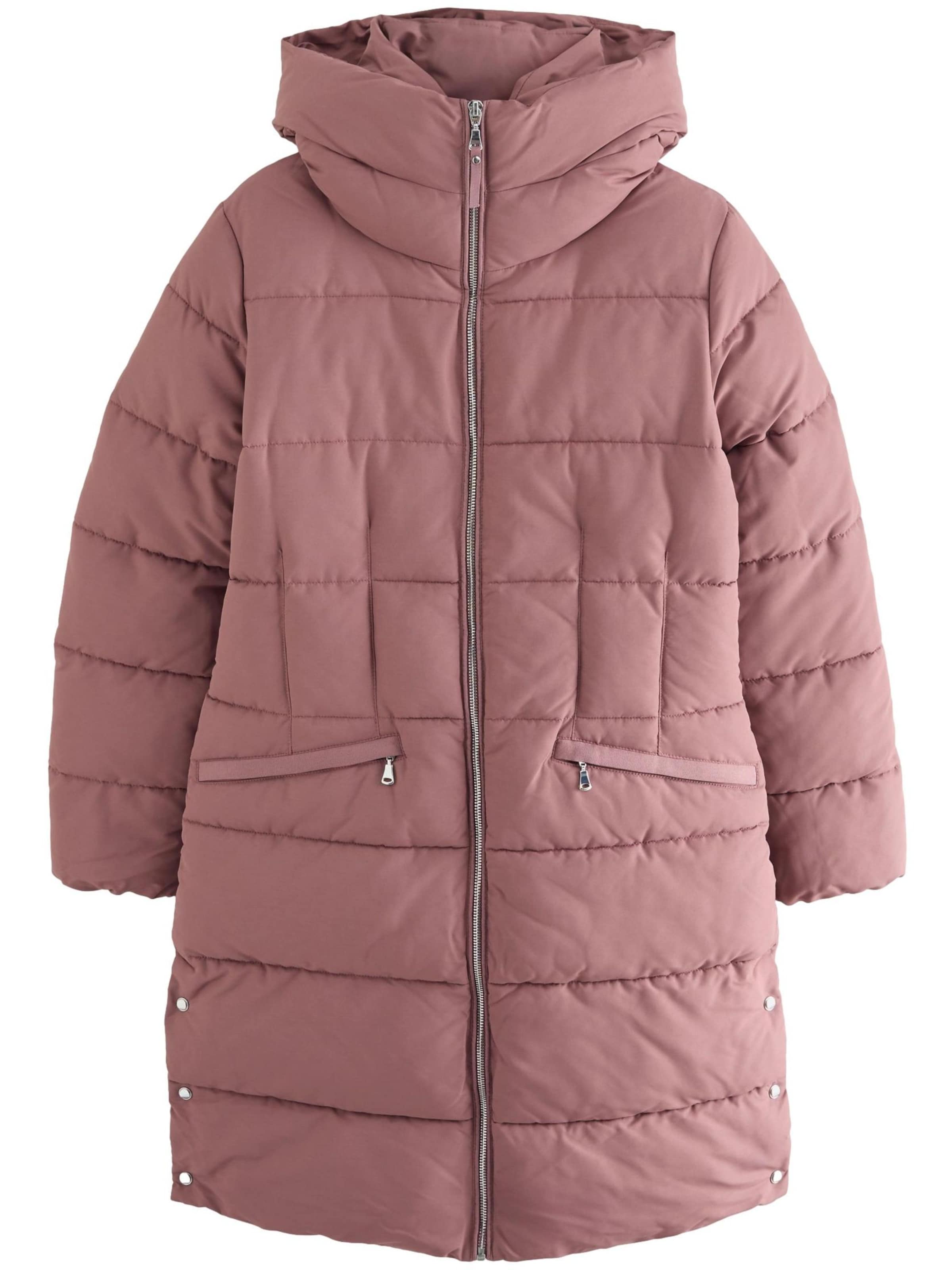 rozā Next Jaka-mētelis: no priekšpuses